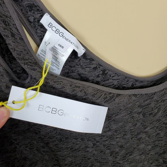 BCBG One Shoulder Bodycon Mini Dress (XS/S) - Picture 4 of 9